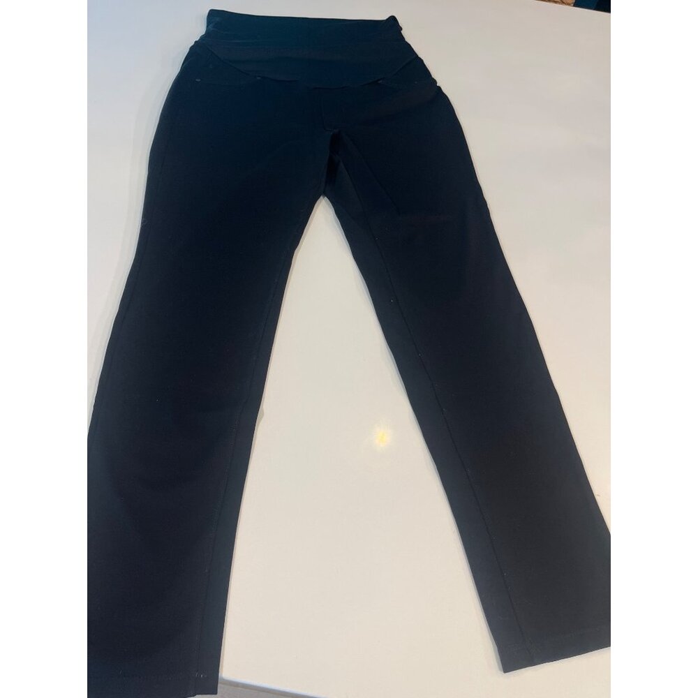 Black High-Waist Stretch Leggings For Women